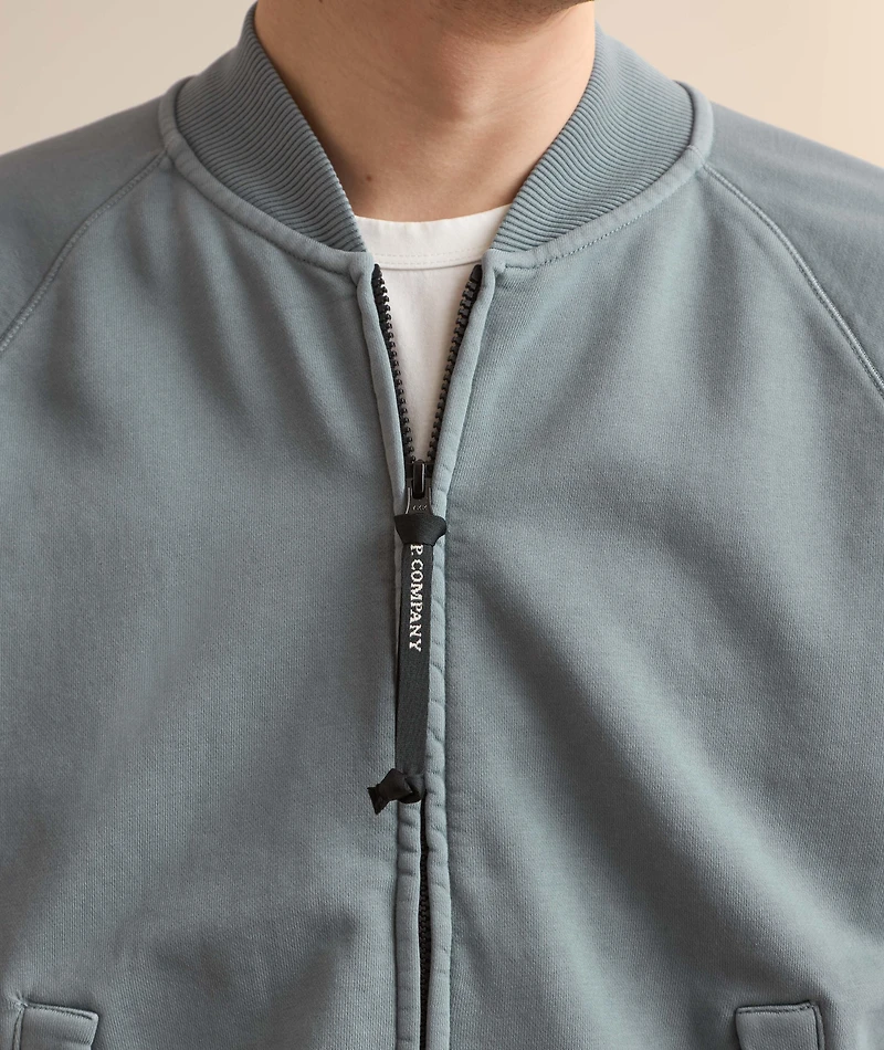 Fleece Bomber Sweatshirt