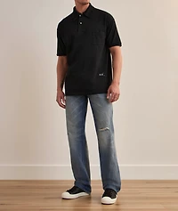 Straight Leg Distressed Jeans