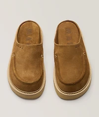 Suede Mules