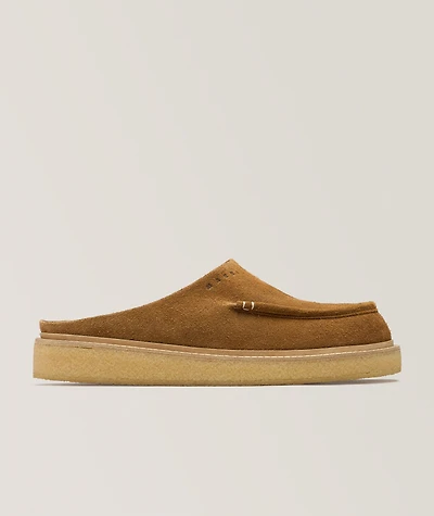 Suede Mules