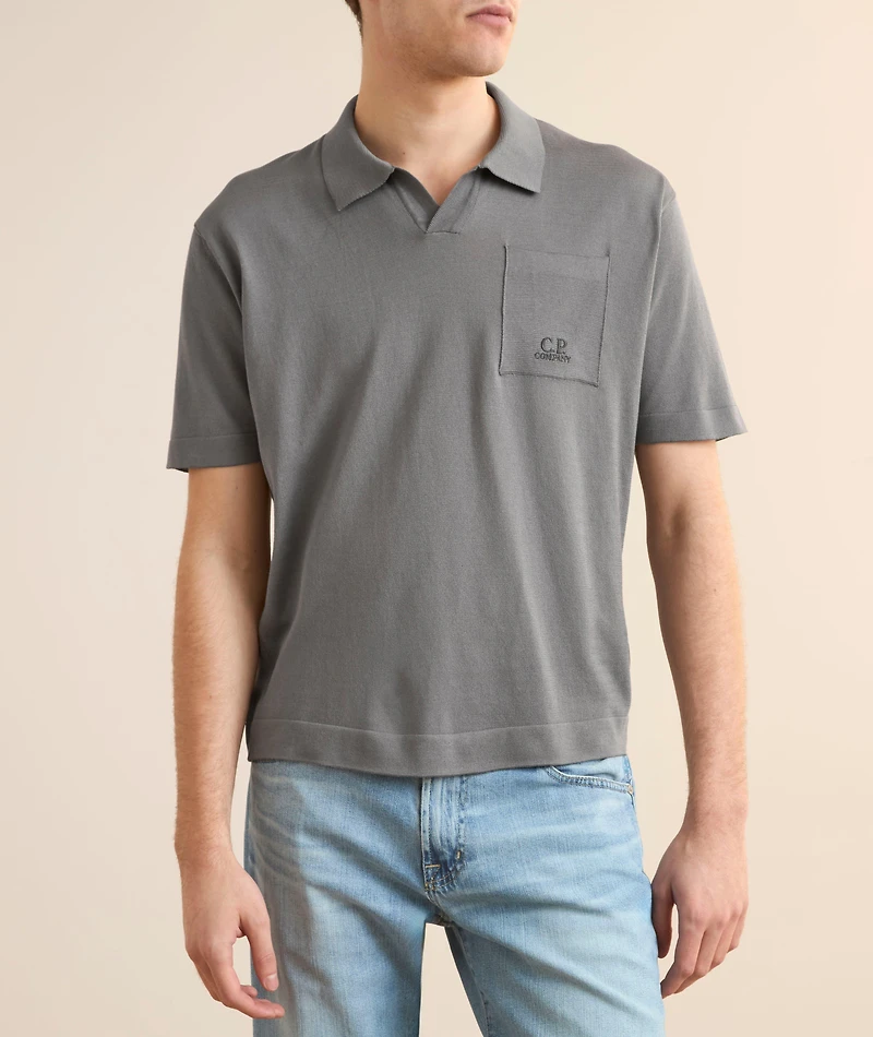 Cotton Knit Polo