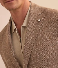 Woven Cotton-Linen-Wool Sport Jacket