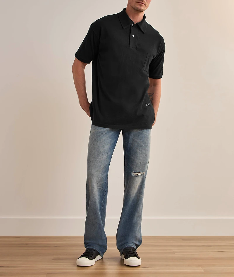 Stamp Logo Cotton Polo