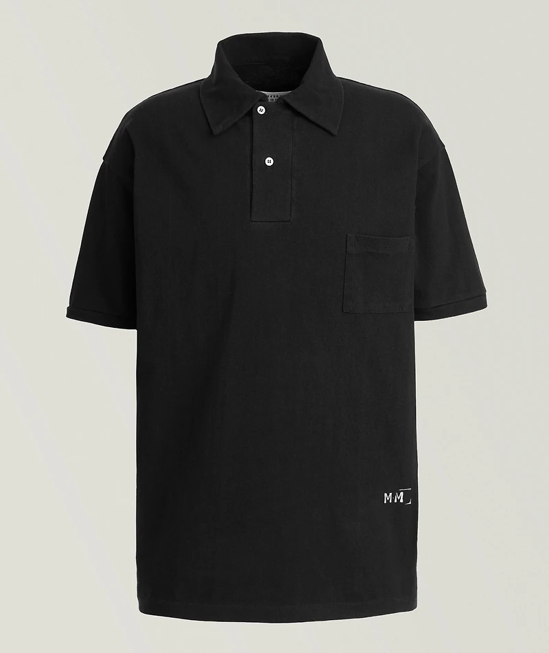 Stamp Logo Cotton Polo