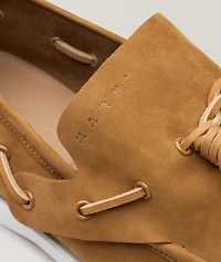 Nubuck Leather Boat Loafers