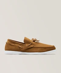Nubuck Leather Boat Loafers