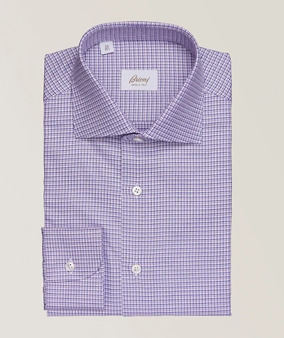 William Check Cotton Dress Shirt