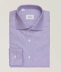 William Check Cotton Dress Shirt