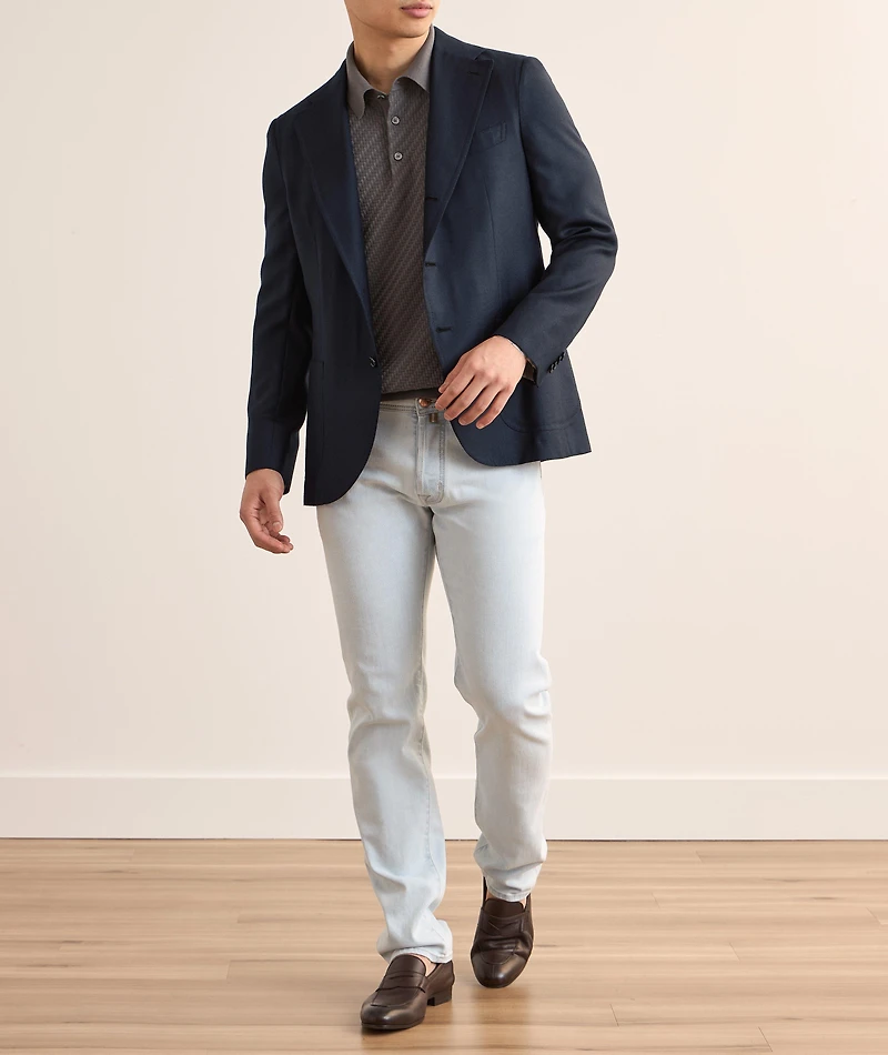 Giacca Amalfi Cashmere-Silk Sport Jacket