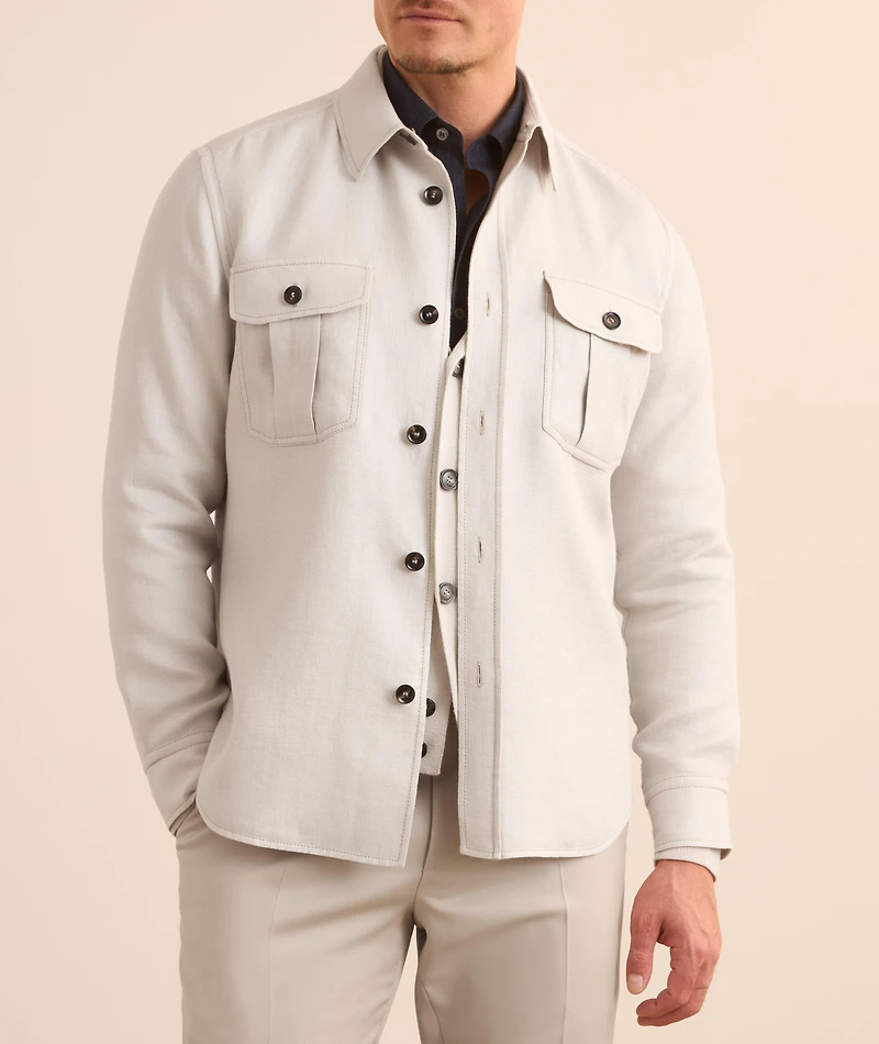 Vagabond Linen-Wool Overshirt