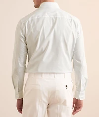 Striped Hidden Button-Down Cotton Shirt