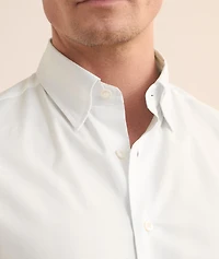 Striped Hidden Button-Down Cotton Shirt