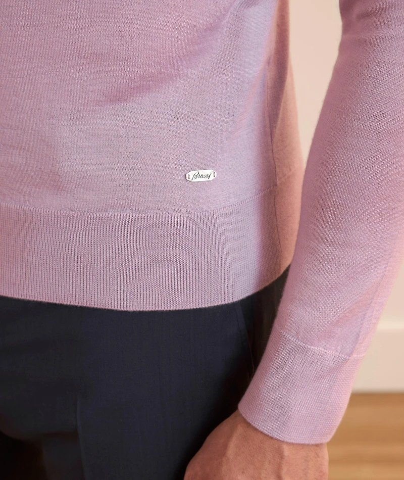 Cashmere-Silk Knit Polo