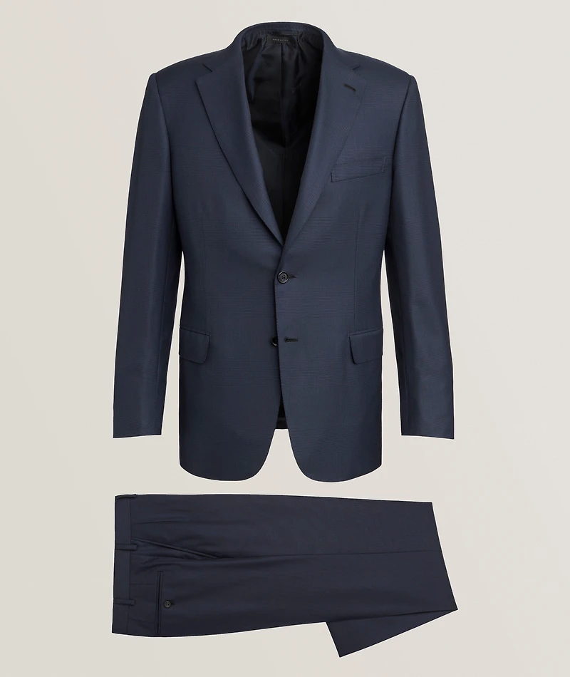 Brunico Prince of Wales Super 160's Wool Suit