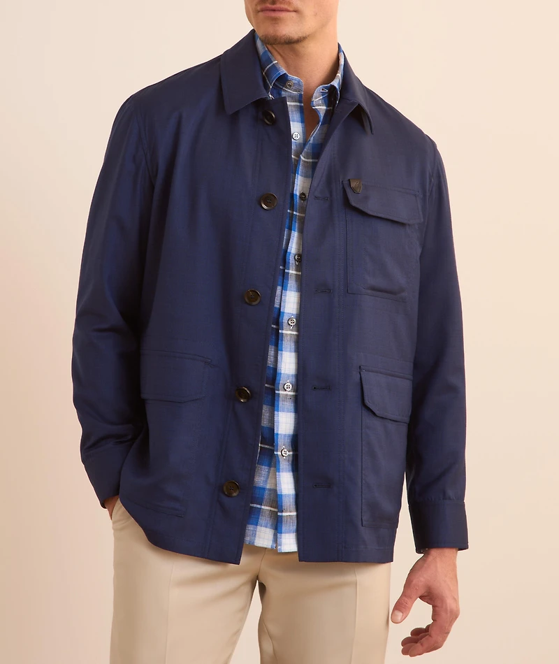 Wool-Silk Chore Jacket