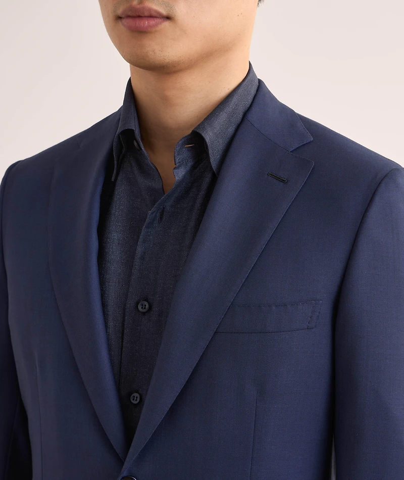 Brunico Sharkskin Super 160's Wool Suit