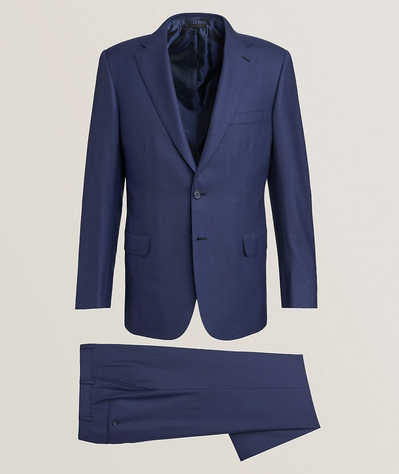 Brunico Sharkskin Super 160's Wool Suit