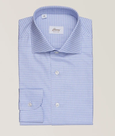 William Check Cotton Dress Shirt
