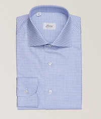 William Check Cotton Dress Shirt