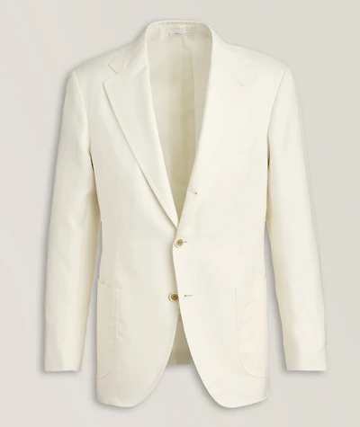 Amalfi Twill Silk-Cashmere-Linen Sport Jacket