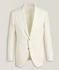 Amalfi Twill Silk-Cashmere-Linen Sport Jacket