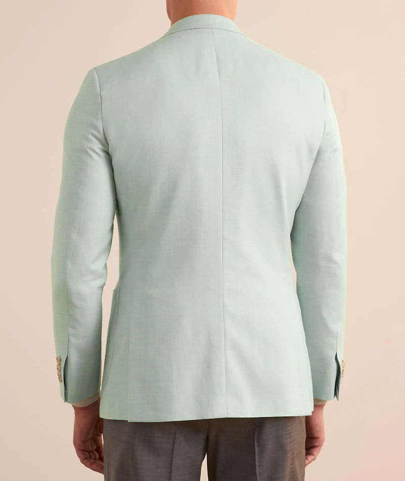Amalfi Herringbone Wool-Silk-Linen Sport Jacket