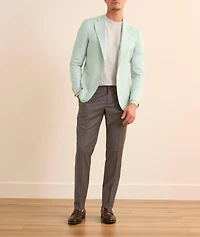 Amalfi Herringbone Wool-Silk-Linen Sport Jacket