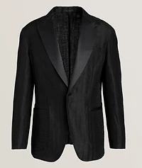 Wave Cotton-Blend Tuxedo Jacket