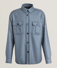 Vagabond Wool-Silk Overshirt