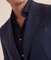 Prince of Wales Wool-Silk Sport Jacket