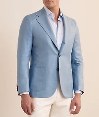 Amalfi Mélange Wool-Silk Sport Jacket