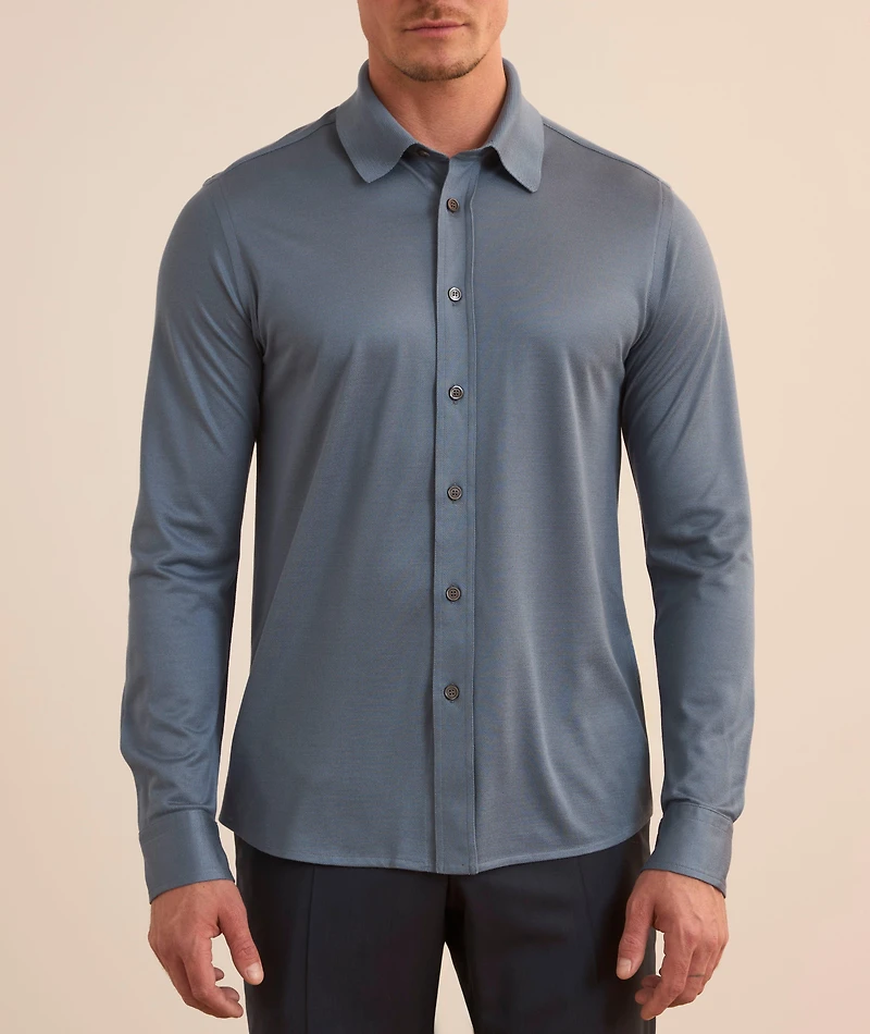 Silk Piqué Shirt