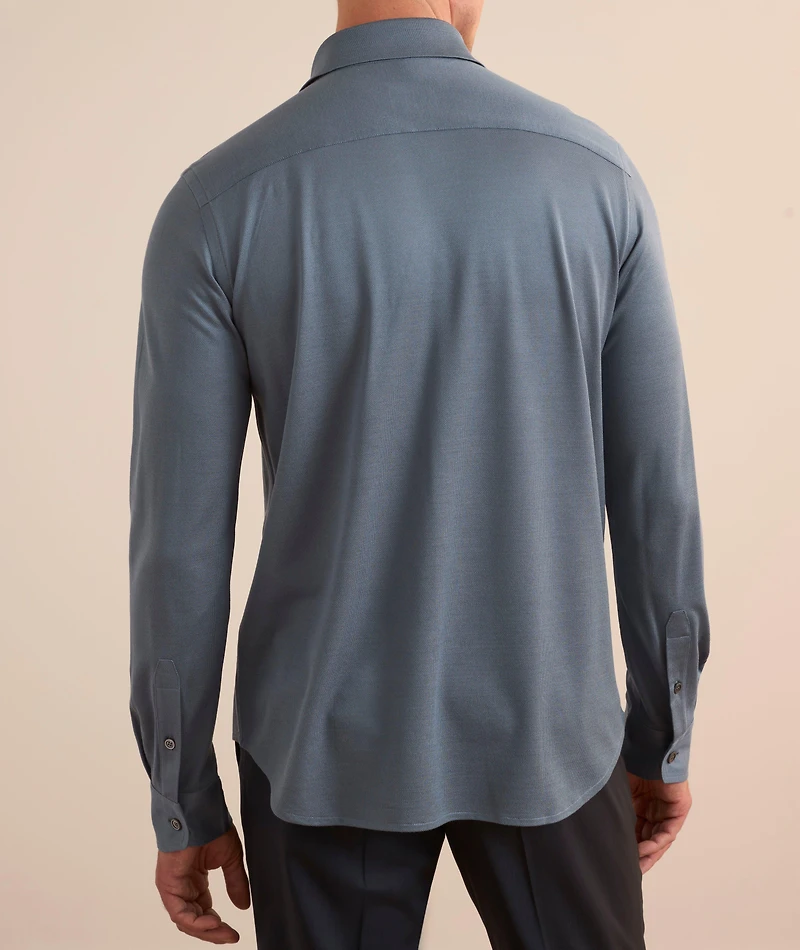 Silk Piqué Shirt
