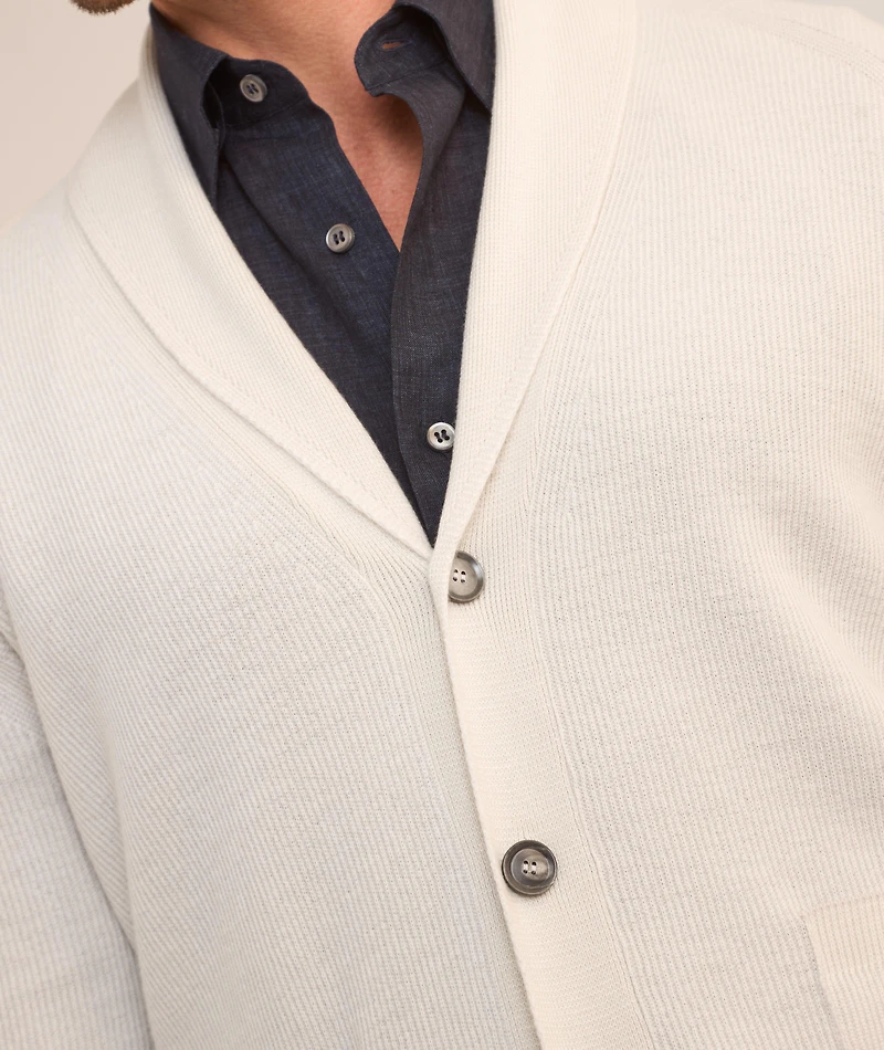 Vanisé Cashmere-Wool Shawl Cardigan