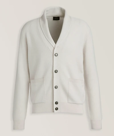 Vanisé Cashmere-Wool Shawl Cardigan