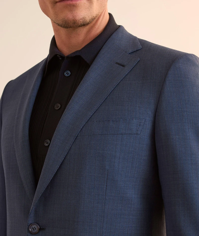 Wool Shadow Stripe Suit