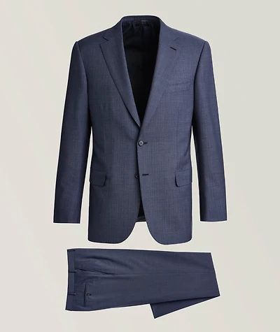 Wool Shadow Stripe Suit
