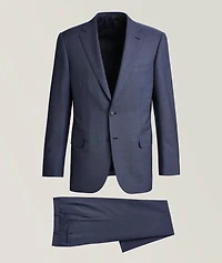 Wool Shadow Stripe Suit