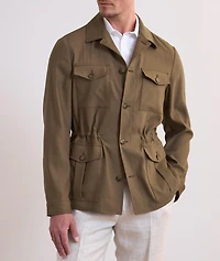 Nuvola Linen-Wool Field Jacket