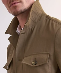 Nuvola Linen-Wool Field Jacket