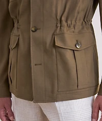 Nuvola Linen-Wool Field Jacket