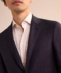 Kei Check Wool-Blend Sport Jacket