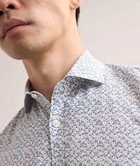 Micro-Floral Cotton-Lyocell Shirt