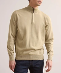 Cotton Half-Zip Sweater