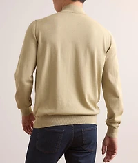 Cotton Half-Zip Sweater