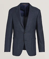 Kei Textured Wool-Blend Sport Jacket