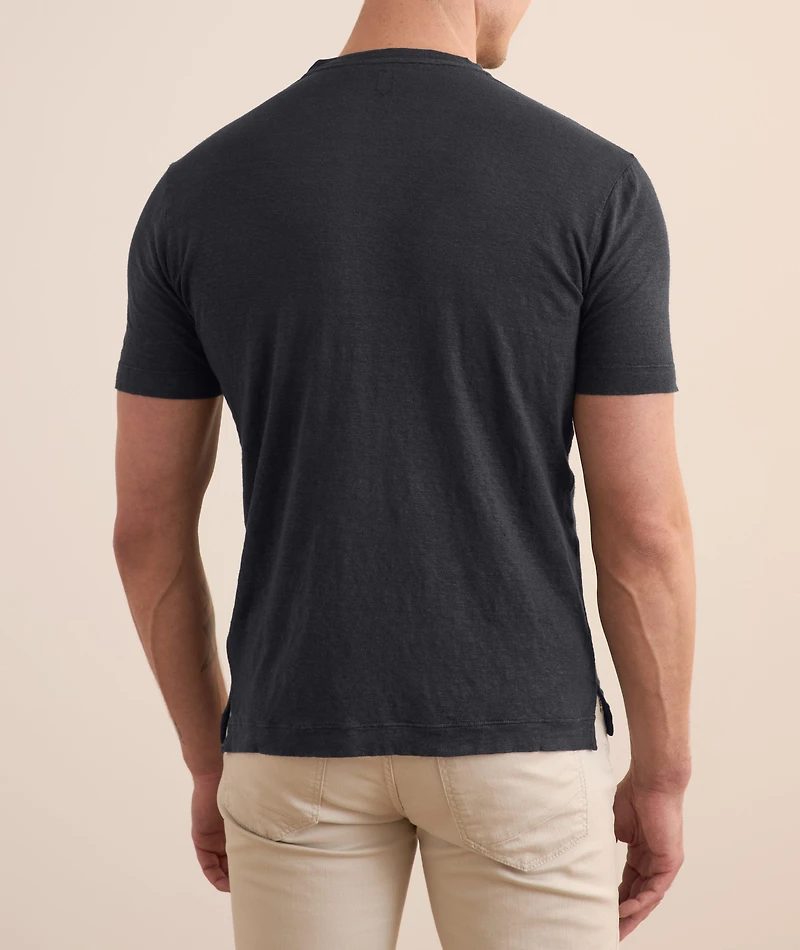 Garment-Dyed Linen T-Shirt