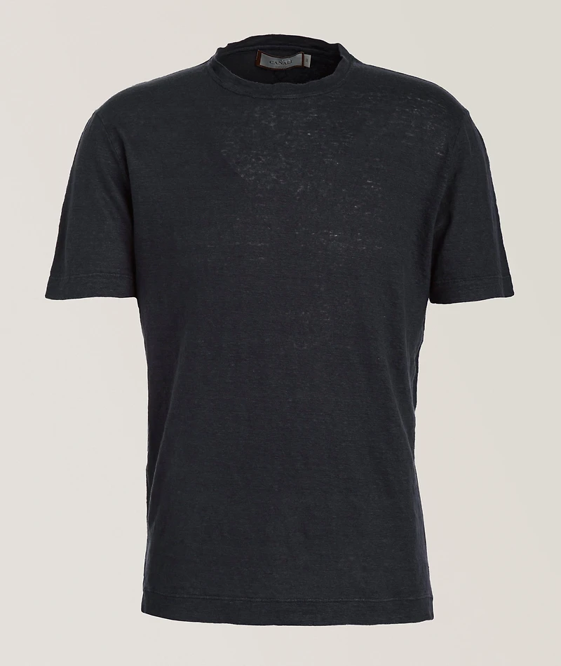 Garment-Dyed Linen T-Shirt