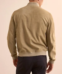Nuvola Ultra-Soft Suede Bomber Jacket