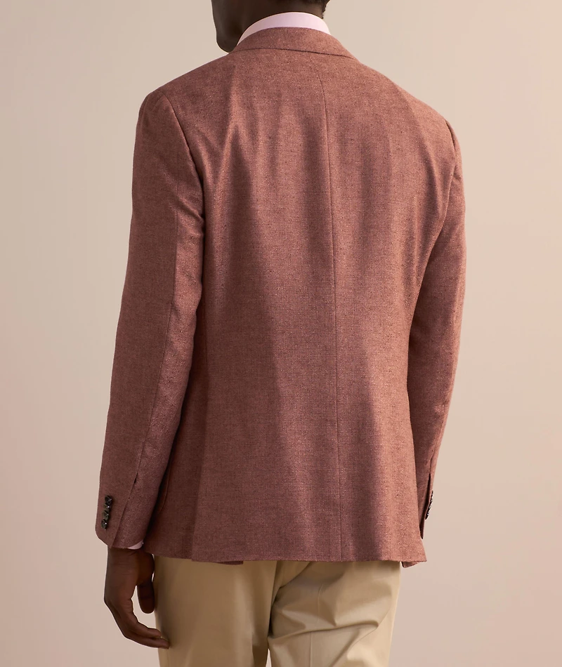 Kei Textured Silk-Cashmere Sport Jacket